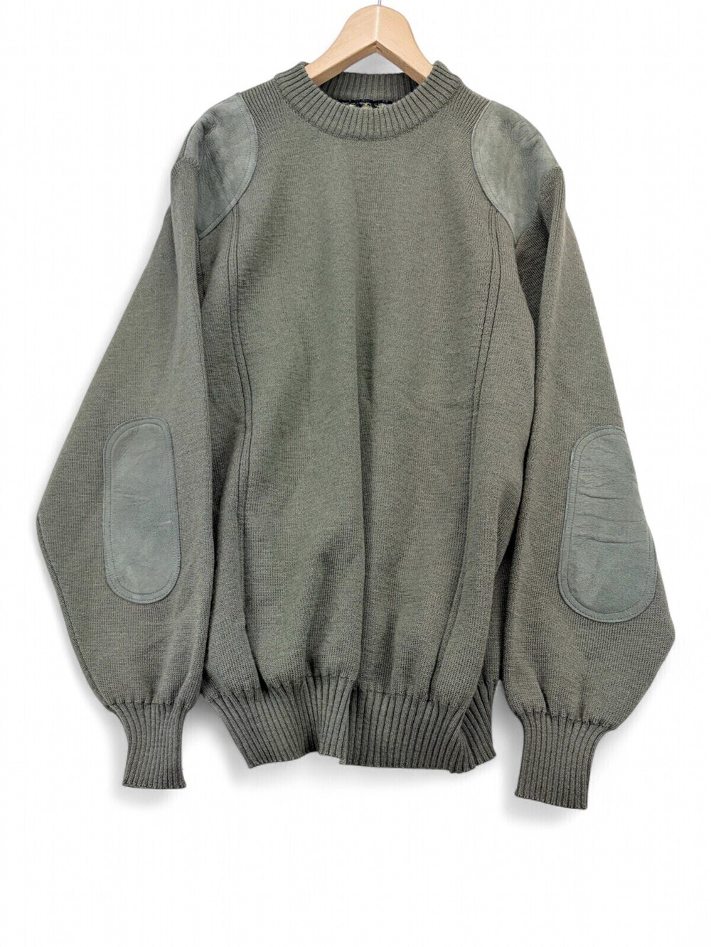 Barbour Military Wool Crewneck Sweater Made in Scotland L